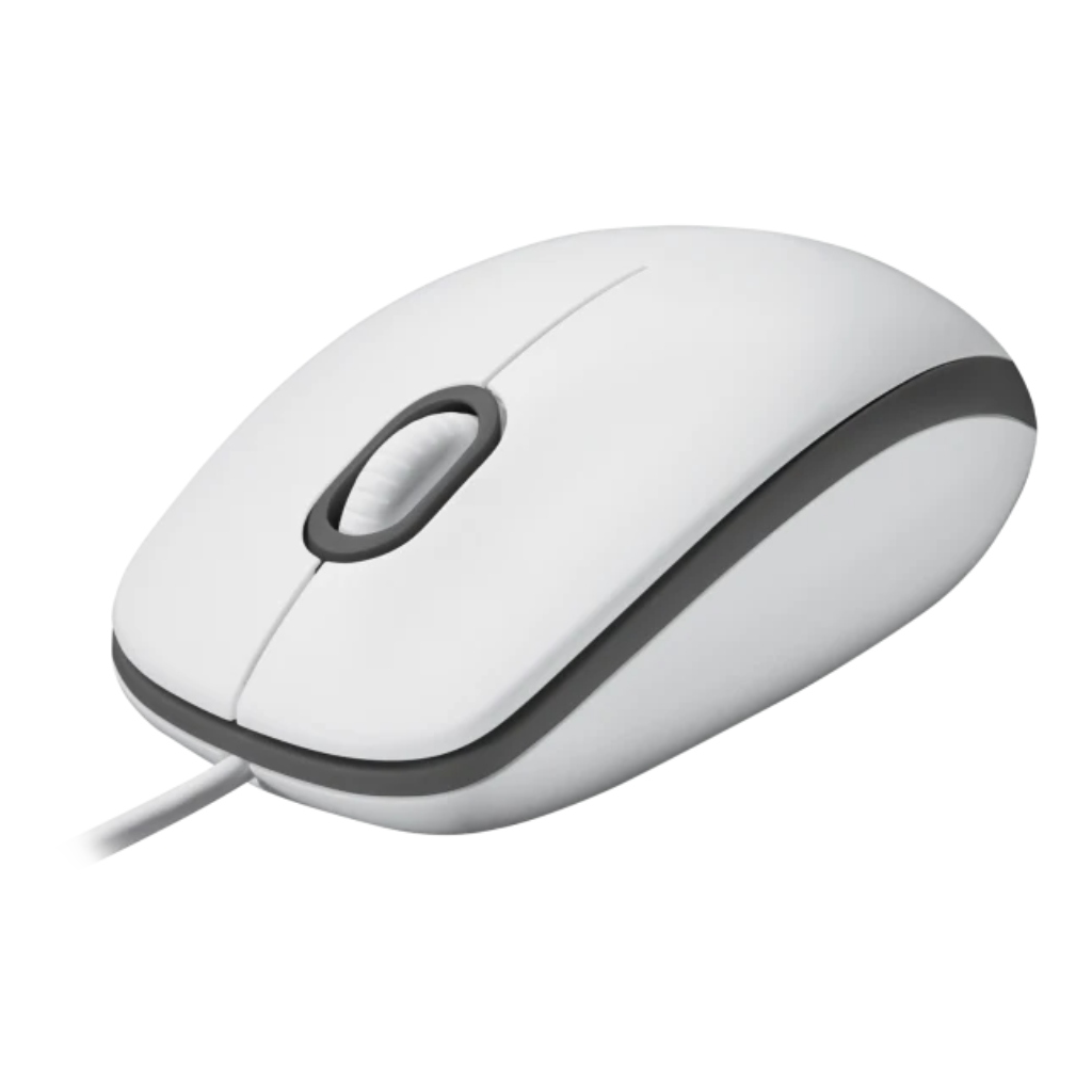 LOGITECH 910-006764, M100 Beyaz, USB Kablolu, 1000dpi, Optik, 3 Tuşlu, Mouse