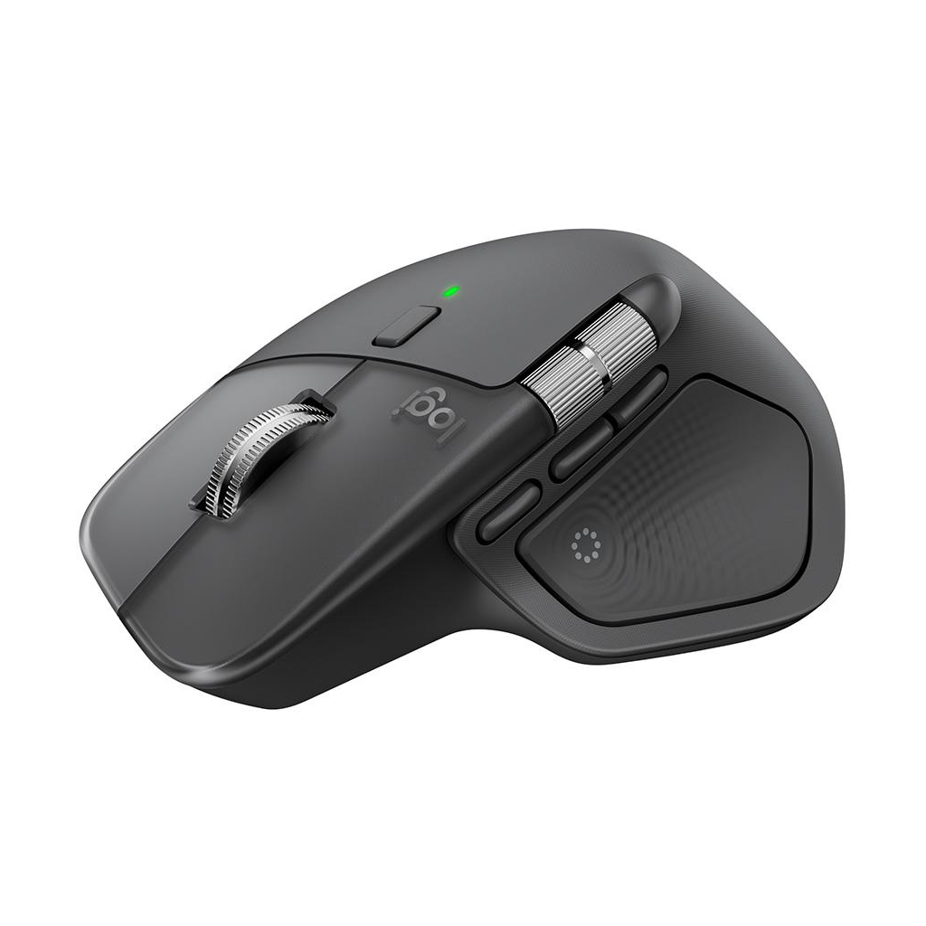 LOGITECH 910-007562, MX MASTER 4, Siyah, Bluetooth, 8000dpi, Lazer, 8 Tuşlu, USB-C den şarj edilebilir, Mouse
