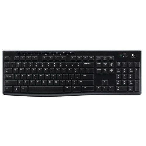 LOGITECH K270 Kablosuz Q Trk Siyah Multimedya Klavye 920-003761