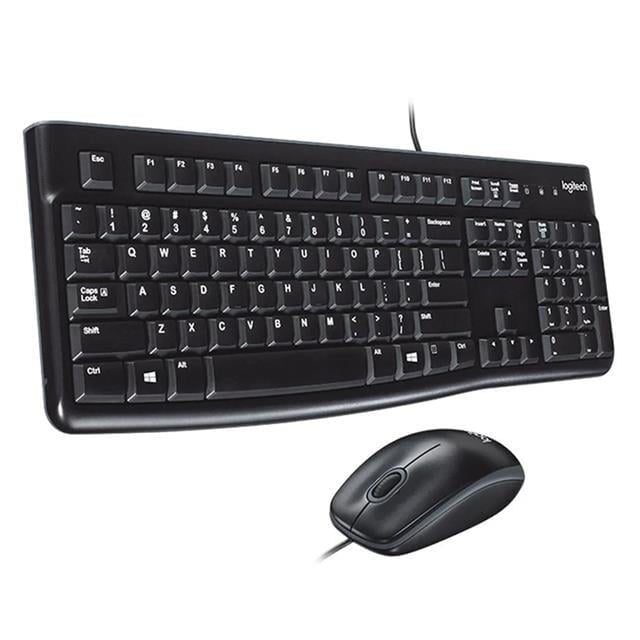 Logitech MK120 Usb Q Siyah Kablolu Klavye + Mouse Set