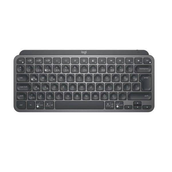 LOGITECH MX Keys Kablosuz Q Trk Aydınlatmalı Mini Siyah Standart Klavye 920-010504