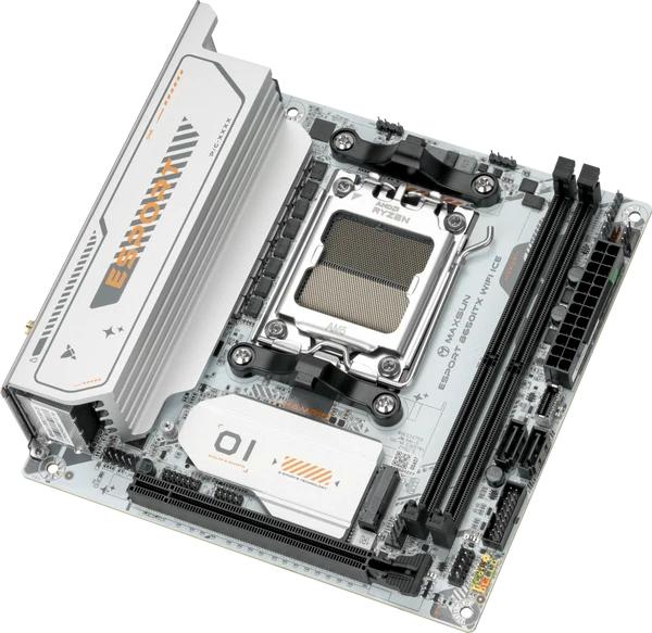 MAXUN eSport B650ITX WIFI ICE DDR5 HDMI-DP PCIE 4.0 AM5 mITX