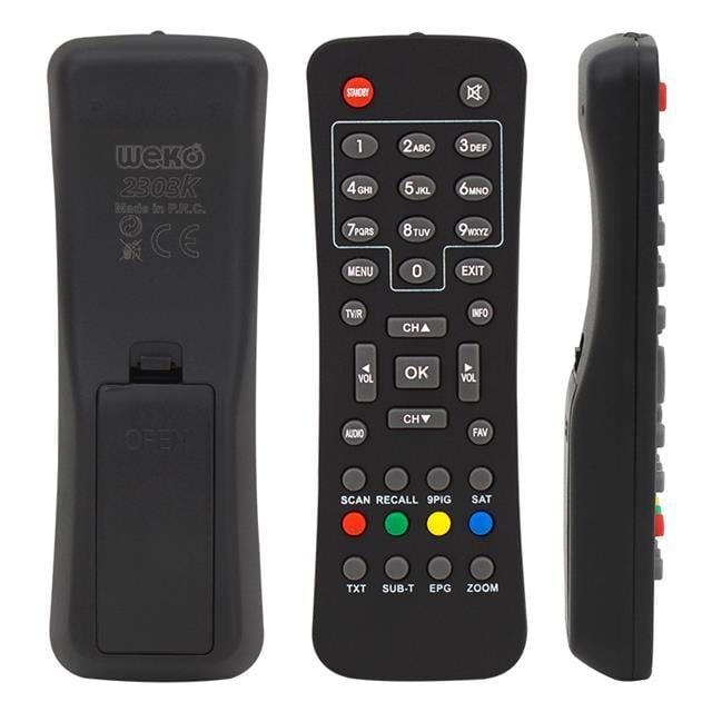 Mersat Exclusive - Globex - Fobem - Amstrad Mini TTX - Newline Scart Uydu Alıcısı Kumandası
