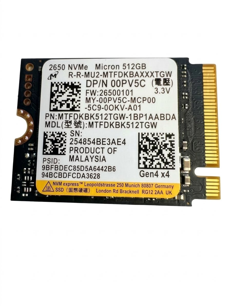 MICRON 512GB MTFDKBK512TGW 7000-4800MB/s M2 NVME GEN4 Disk