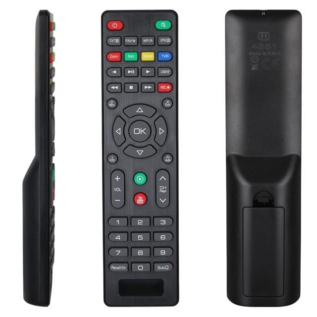 Millenium MLN 20000 - Globex GLB 9500 - Hitech Youtube Tuşlu Mini HD Uydu Kumandası