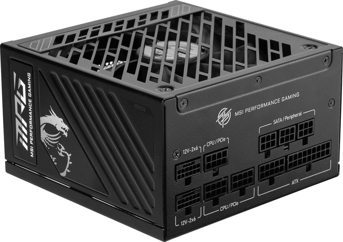 MSI 1000w 80+ Gold MPG A1000GS PCIE5 Tam Modüler Power Supply