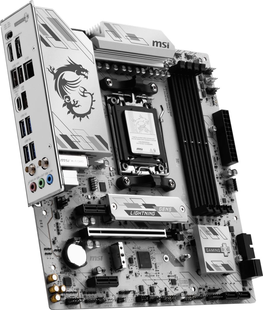 MSI B850M GAMING PLUS WIFI6E DDR5 HDMI-DP TYPEC PCIE 5.0 AM5 mATX