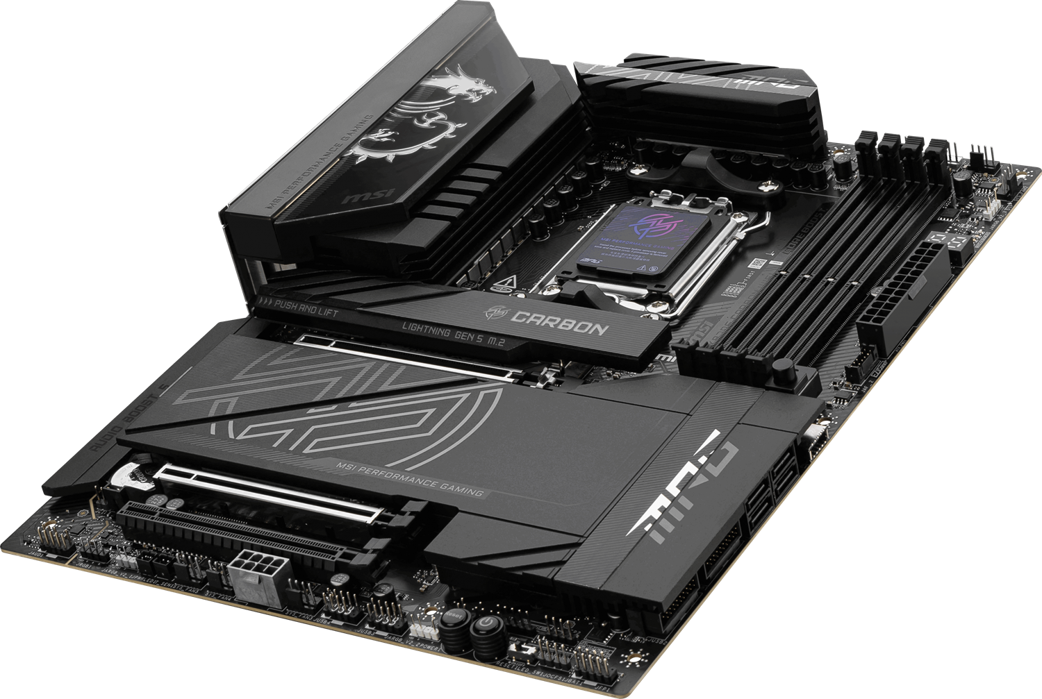 MSI MPG X870E CARBON WIFI7 DDR5 HDMI-DP TYPEC PCIE 5.0 AM5 ATX