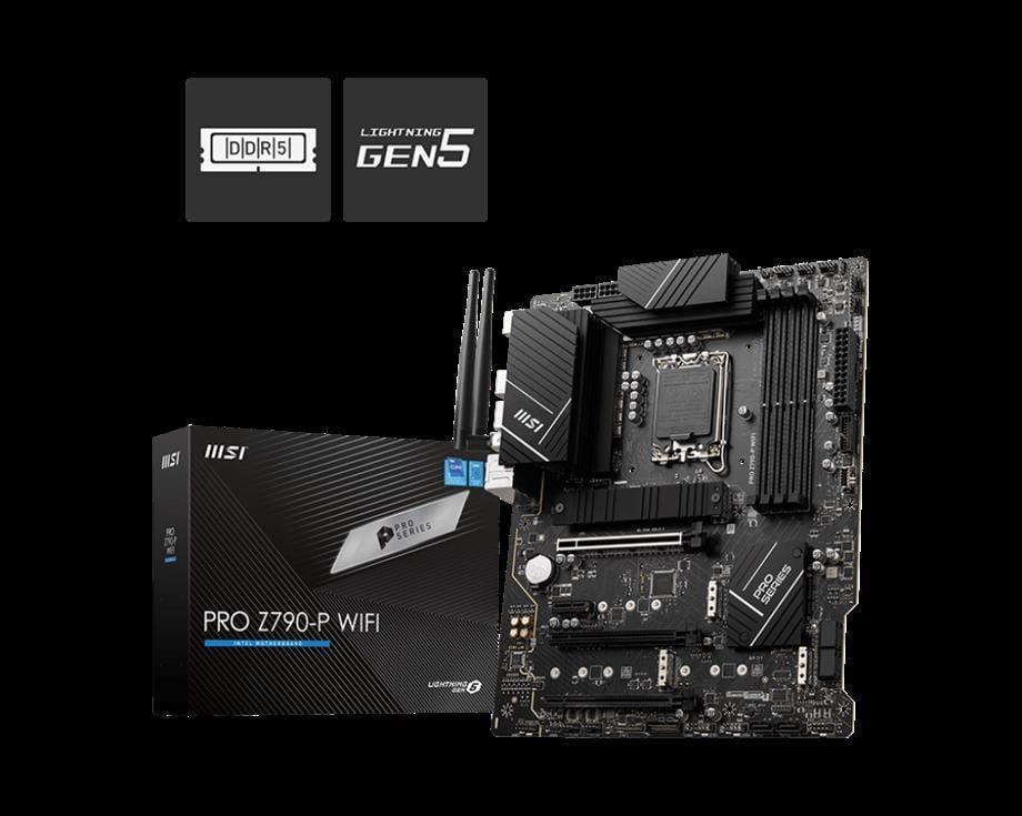 MSI PRO Z790-P WIFI DDR5 7000MHZ(OC) M.2 ATX 1700p