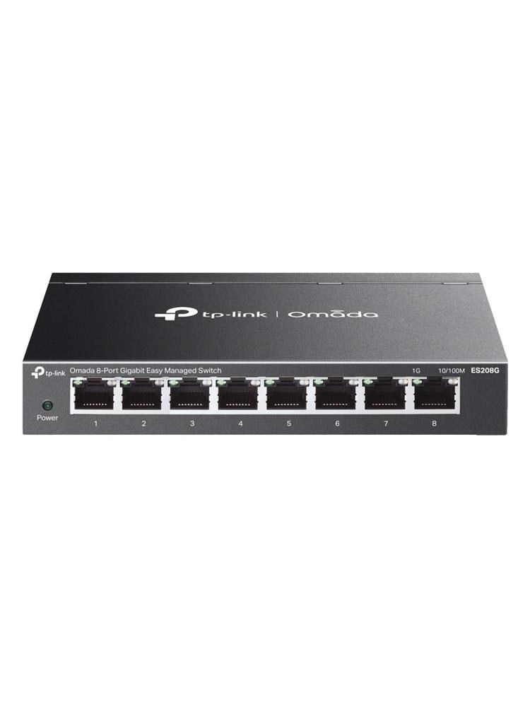 Omada TP-Link ES208G 8 Port 10-100-1000 Mbps Yönetilebilir Switch