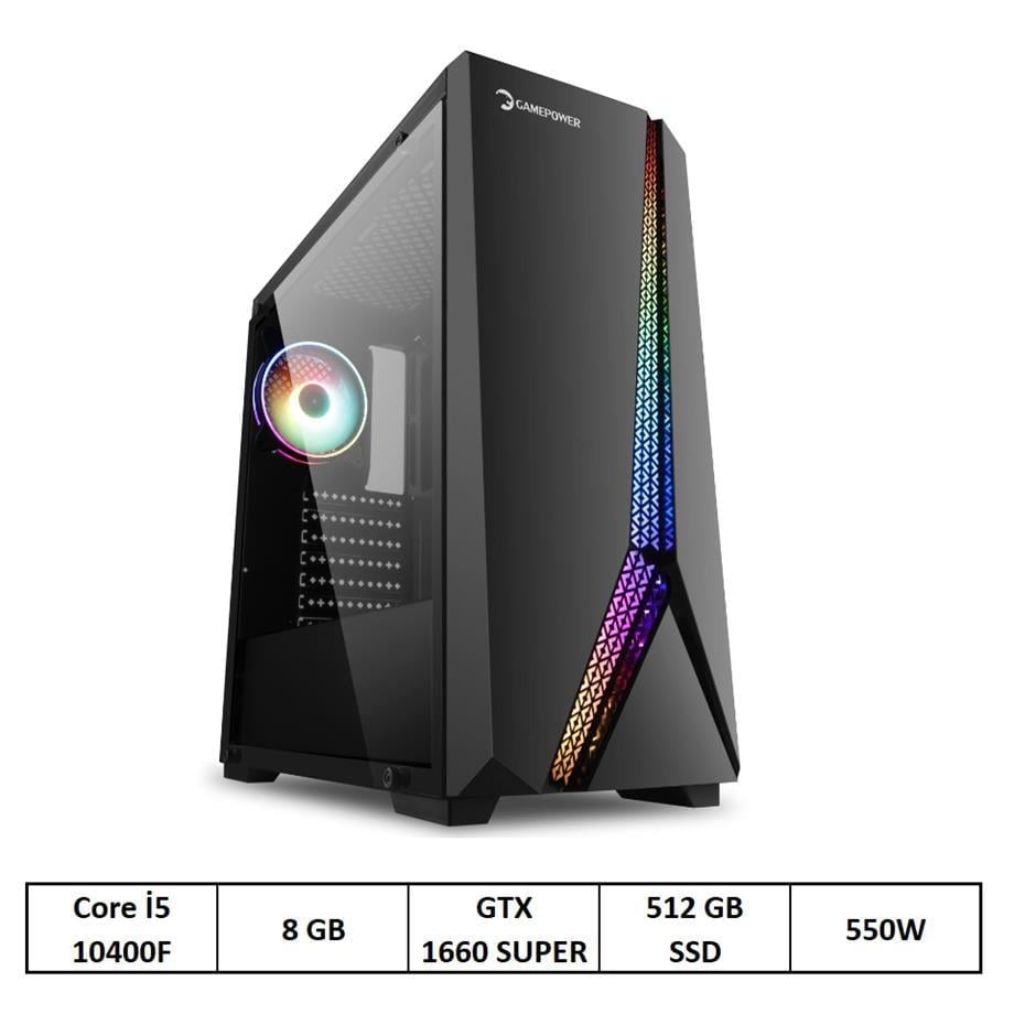 OXPC-5000 i5-14400F 16GB 512GB 8GB RX580 FDOS