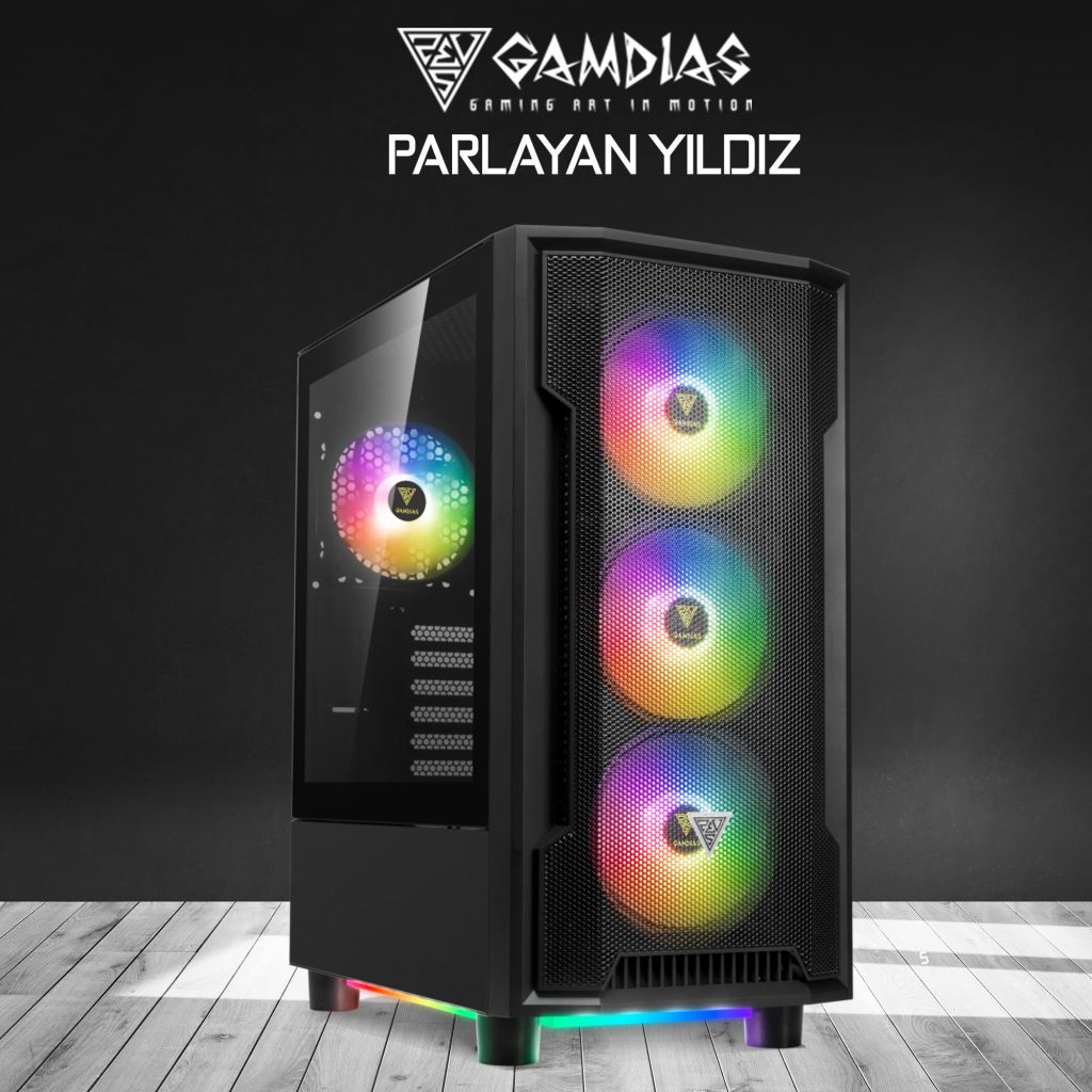 PARLAYAN YILDIZ TAVSİYE, RYZEN 5 8400F, 32Gb DDR5 Ram, 1Tb NVMe SSD, 8Gb GDDR5 RX580 Ekran Kartı, 750W Kasa, Free Dos GAMING TAVSİYESİ