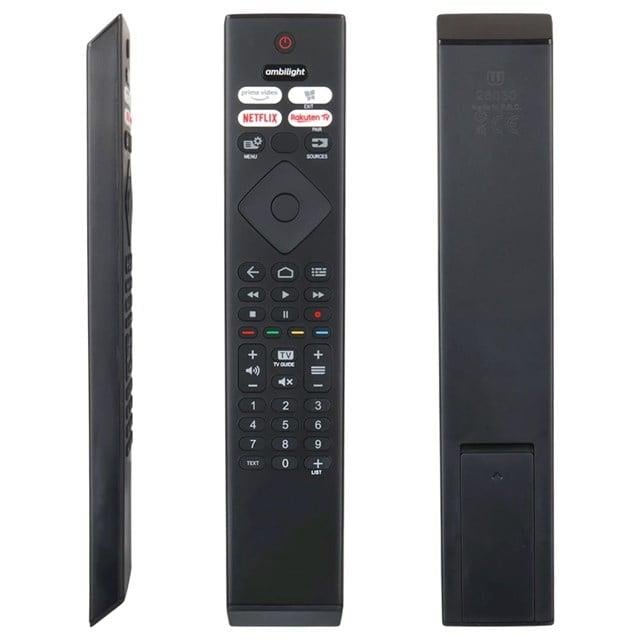 Philips PH V4 - 55PUS943512FZ1 - 65OLED806/12 - 65OLED856/12 - 65PML9507/12 Netflix-Rakuten TV-Prime Video Tuşlu Ses Komutsuz Lcd Led Tv Kumanda