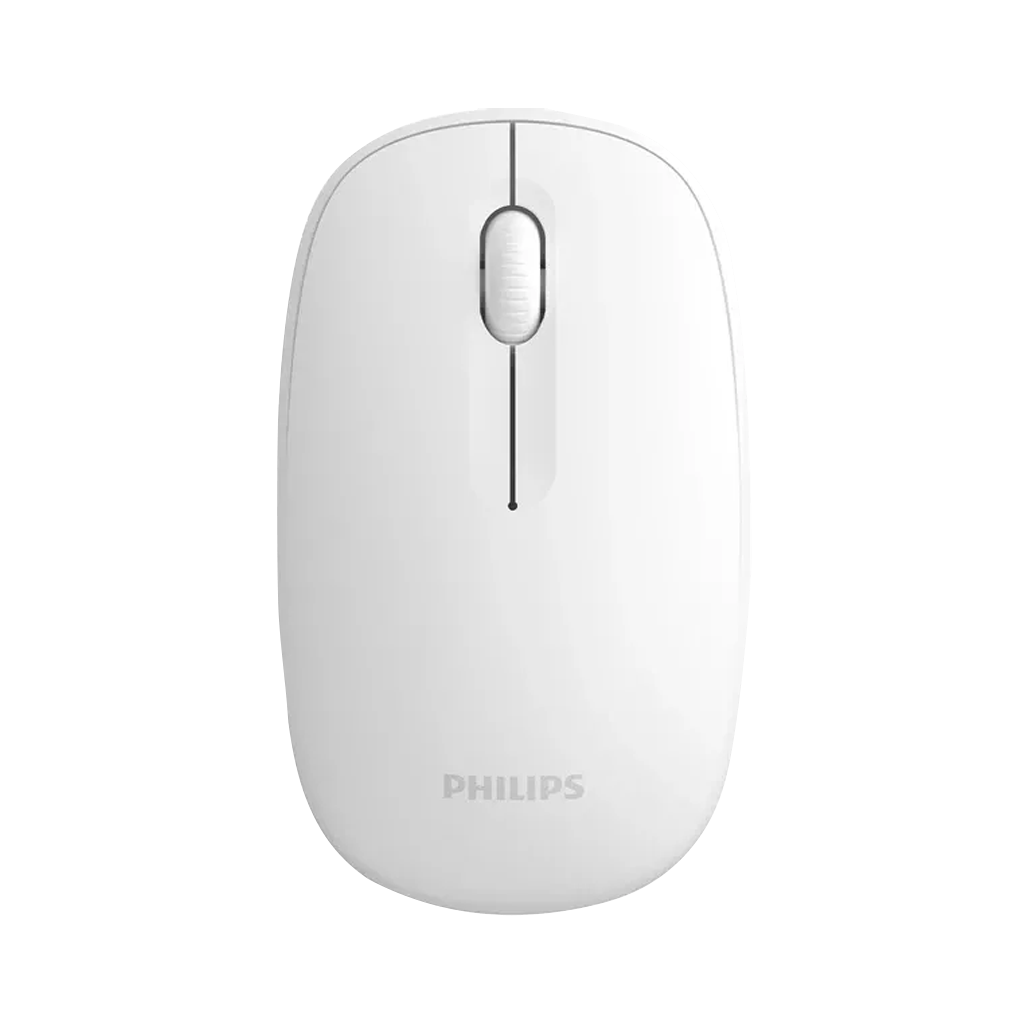 PHILIPS SPK7318W, Beyaz, USB Nano 2,4Gh Kablosuz, 1600dpi, Optic, Sessiz Click, 3 Tuşlu, Mouse