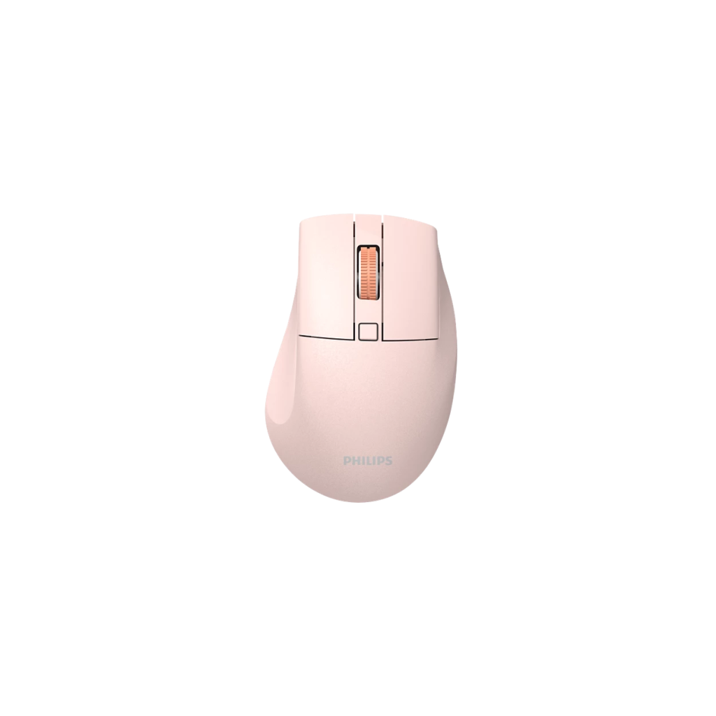 PHILIPS SPK7528P, SESSİZ, Pembe, USB Nano  2,4Gh ve Bluetooth Kablosuz, 1600dpi, Optic, 3 Tuşlu, Ergonamik, Sessiz Click, Mouse