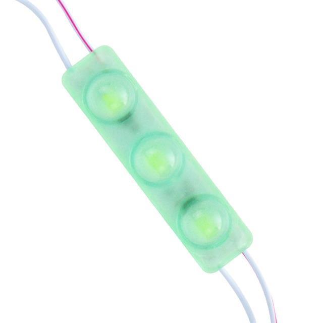 Powermaster 12 Volt 1.5 Watt Yeşil Yanıp Sönen Parlak Tek Renk 2835 69 X 16 Mm IP65 160 – 180 Lümen 160 Derece Modül Led