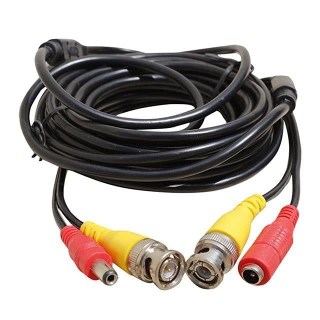 Powermaster Bnc-Bnc Kablo+Power Kablo Dişi-Erkek Jack'lı 20 Metre