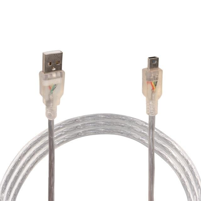 Powermaster iPod Şarj Aleti Kablosu 5 Pin Geniş 1.5 Metre Şeffaf
