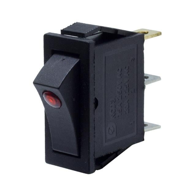 PowerMaster Işıklı Tekli Mercekli Anahtar