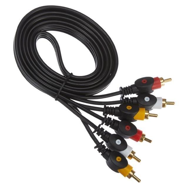 PowerMaster PM-11954 3 RCA TOS 5 Metre Kablo Video Audio Stereo Ses