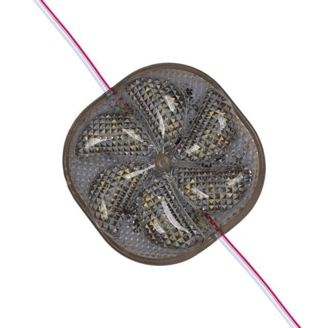 PowerMaster PM-14696 12 Volt 3 Watt Soğuk Beyaz Yanıp Sönen Çakar 6565-2835 Modül Led 65x65x12mm