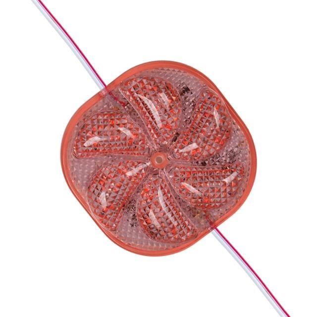 PowerMaster PM-14697 12 Volt 3 Watt Kırmızı Yanıp Sönen Çakar 6565-2835 Modül Led 65x65x12mm