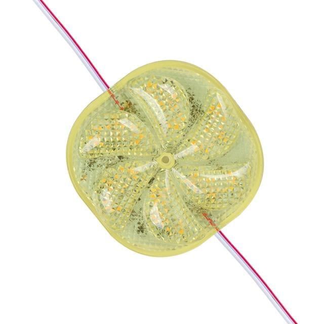 PowerMaster PM-14700 12 Volt 3 Watt Sarı Yanıp Sönen Çakar 6565-2835 Modül Led 65x65x12mm