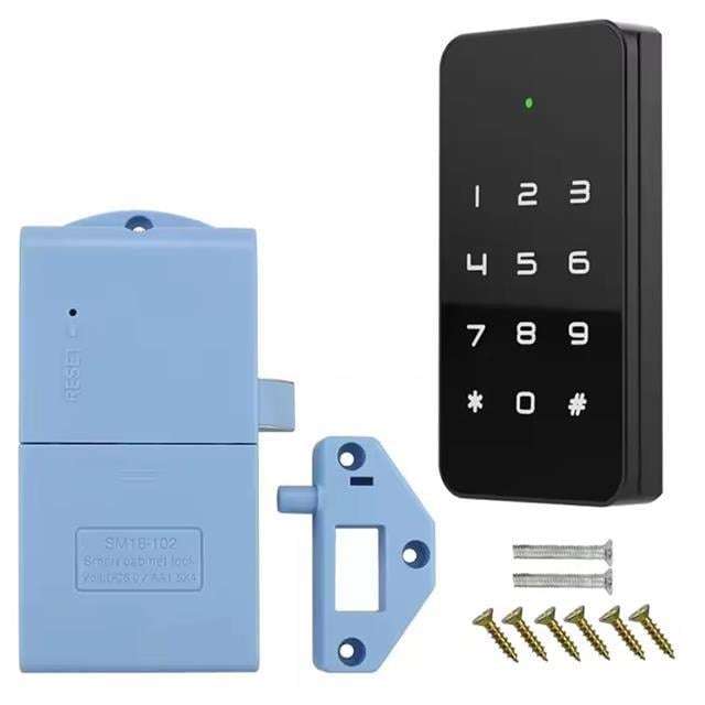 PowerMaster PM-26728 RFID Ve Tuş Panelli Dijital Elektronik Kapı Dolap Kilidi (2'li Paket)