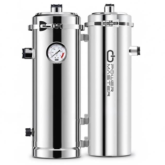 PowerMaster PM-28653 Ana Hat Su Arıtma Sistemi 5.000 L/Saat Paslanmaz Çelik Gövdeli Yıkanabilir UF-PVDF Filtreli