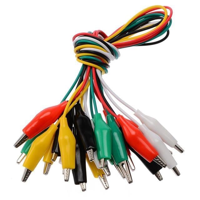 Powermaster PM-3930 Renkli Küçük Kablolu Krokodil (10'lu Paket)