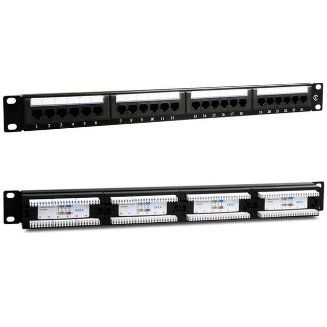 Powermaster PM-4494 24’Lü Utp Cat6 Patch Panel
