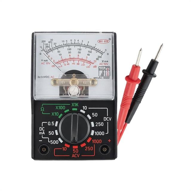 PowerMaster YX-1000A Profesyonel Analog Multimetre İbreli Avometre AC/DC Voltaj ve Akım Ölçer Test Cihazı