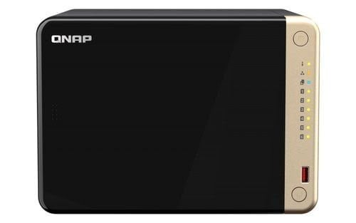 QNAP 6diskli ARM QC - 8GB RAM 2-2.5GbE Nas Server TS-664-8G Distribütör Garantili