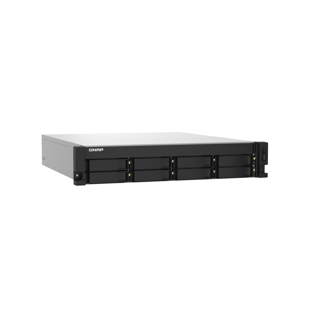 QNAP TurboNAS TS-832PXU-RP-4G, 4Gb Ram, 8xYuvalı, RACK NAS
