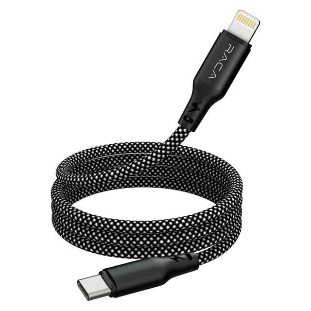 Raca RC20L 35 Watt Type-C to Lightning Manyetik Şarj Kablosu (1 Metre) - Siyah