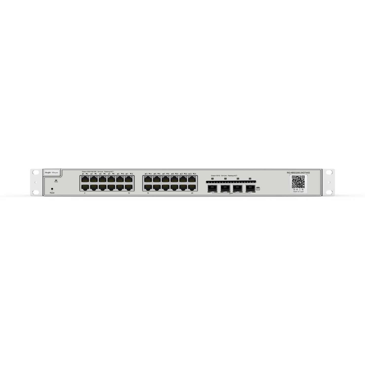 RUIJIE 24port 4-10GbE SFP Gigabit Yönetilebilir Switch RG-NBS3200-24GT4XS