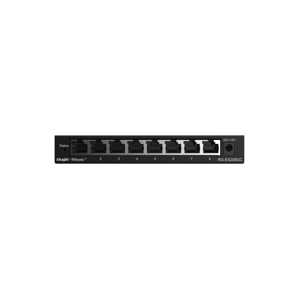 RUIJIE REYEE RG-ES208GC  8 Port GigaBit , Colud Yönetilebilir Switch  Metal Kasa