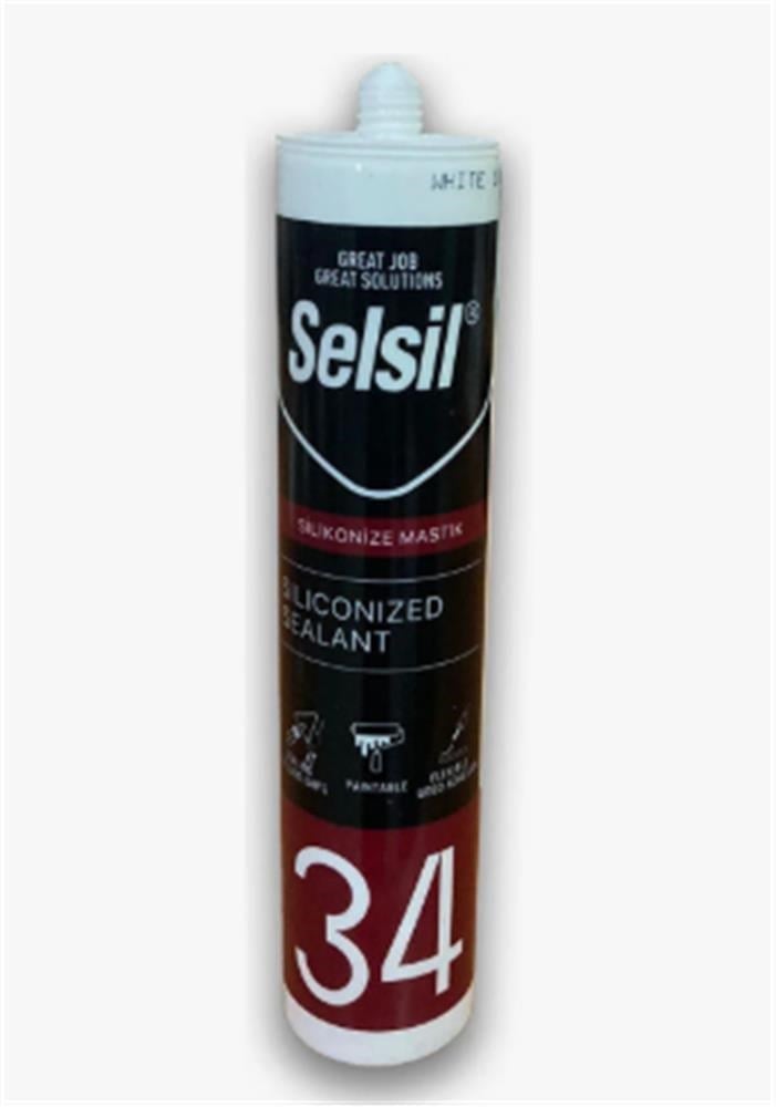 Selsil Silikonize Mastik 450gr 240ml
