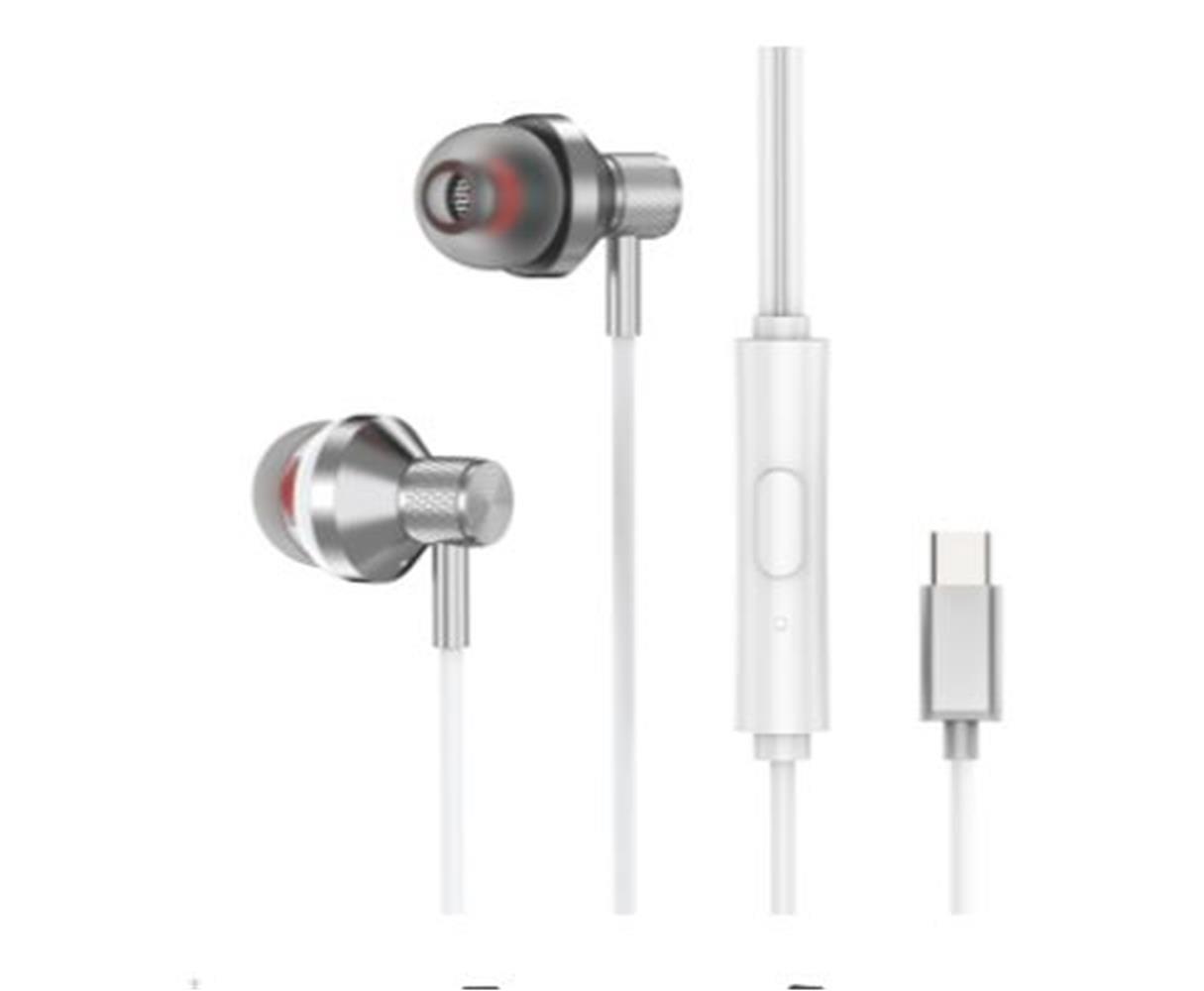 Snopy SN-BT22 Type C Telefon Uyumlu Beyaz Mikrofonlu Kulaklık