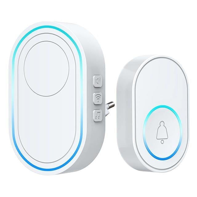 Sunup SN-22165 Kablosuz Akıllı Kapı Zili LED Görsel Uyarı 38 Melodili