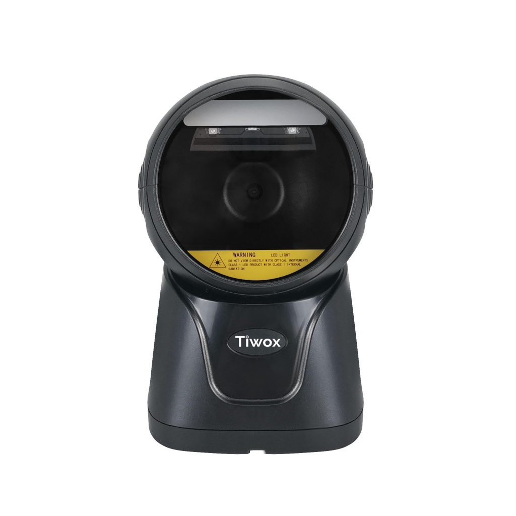 Tiwox VS-240, Masaüstü Tipi, Laser, 2D Karekod, USB Kablolu, Barkod Okuyucu