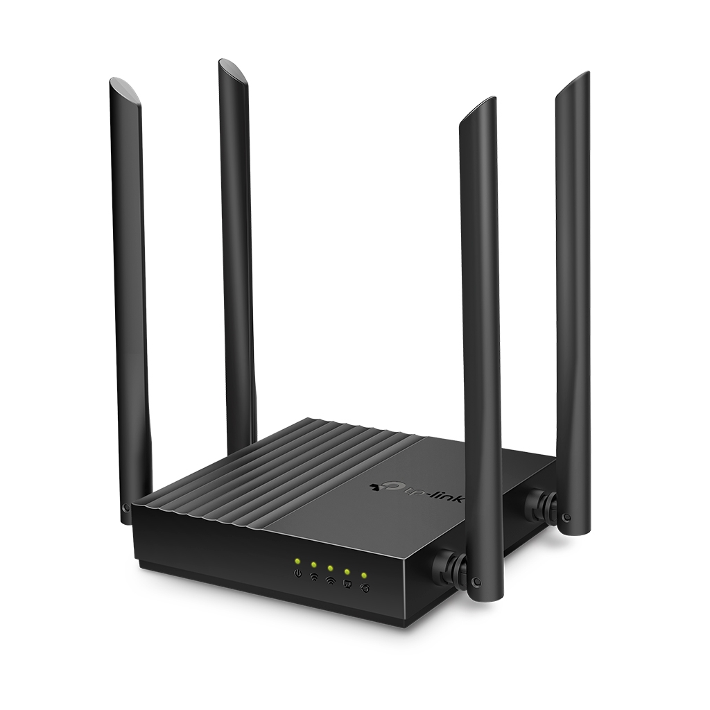 TP-LINK ARCHER C64, AC1200, 4Port, 1200Mbps, Dual Band WiFi, Masaüstü, Gigabit, Router, Access Point