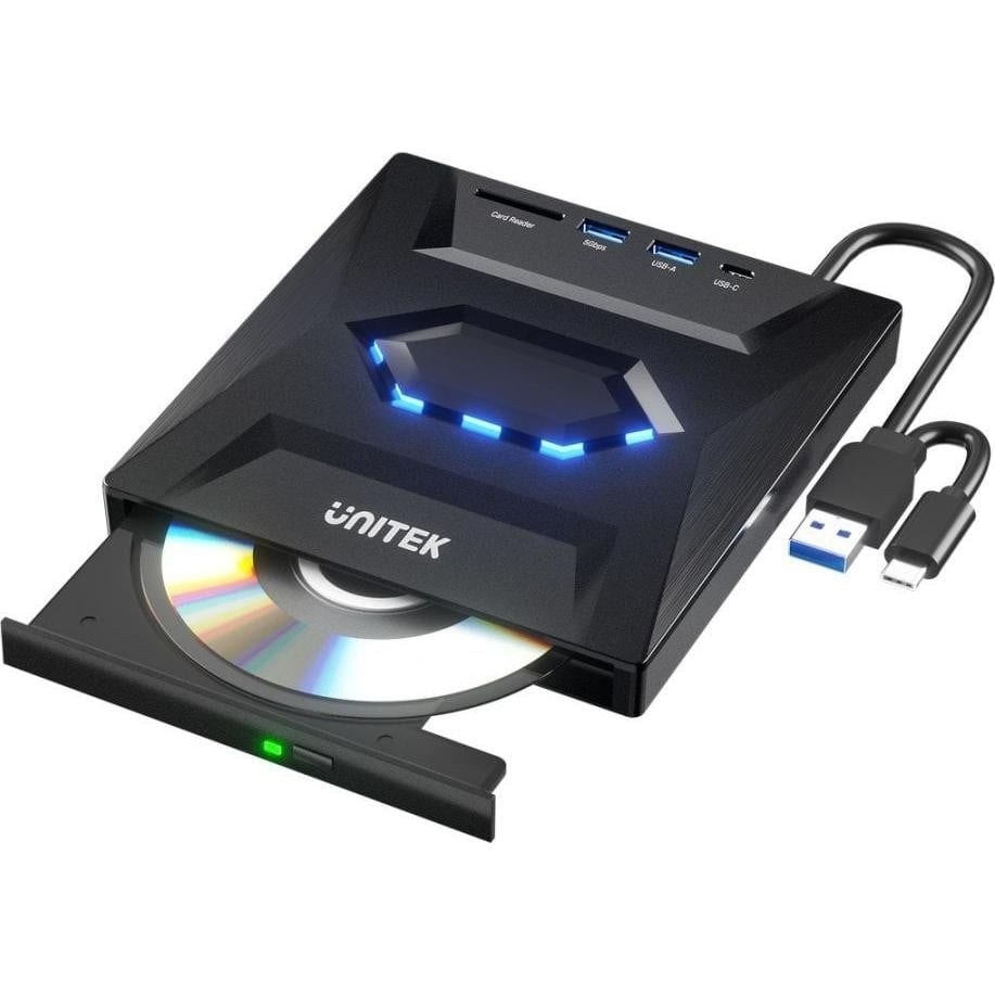 UNITEK 8x T1037A USB TYPE-C 5in1 Dock Harici DVD