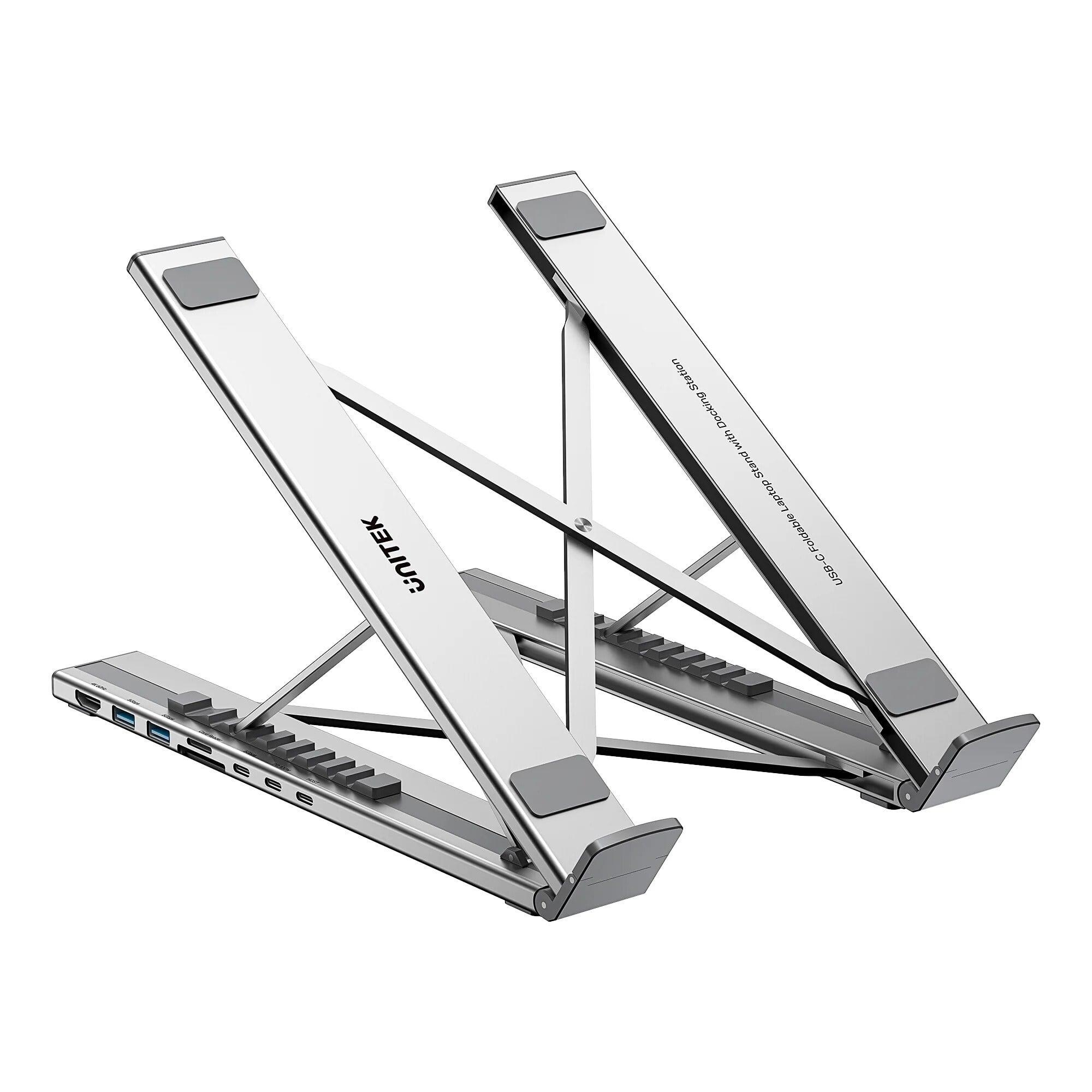 UNITEK KATLANABİLİR NOTEBOOK STANDI VE BAĞLANTI İSTASYONU (D1137AGY01)