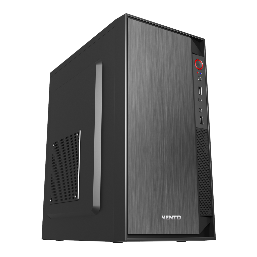 VENTO VS119S Mid Tower, Peak 400W Siyah, ATX Kurumsal KASA