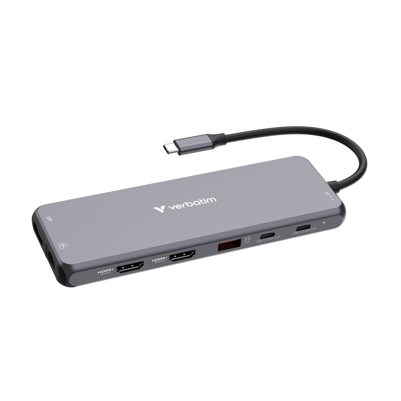 VERBATIM CMH-05 USB-C Pro 5 Port Çok Bağlantı Noktalı Dock