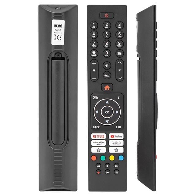 Vestel 43135P - Regal 49R7540U - Hitachi RC0382-4803230516 - Toshiba Netflix-Prime Video-Youtube-Twitch Tuşlu Lcd-Led Tv Kumandası