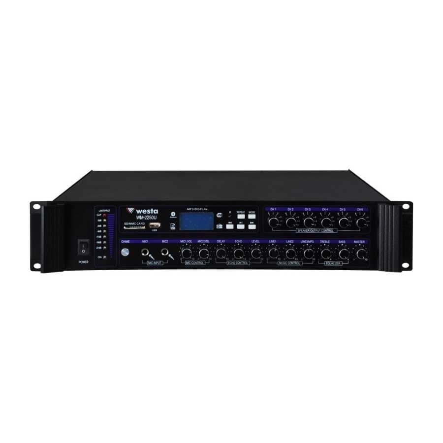 WESTA WM-2250U 250W MIXER AMFI