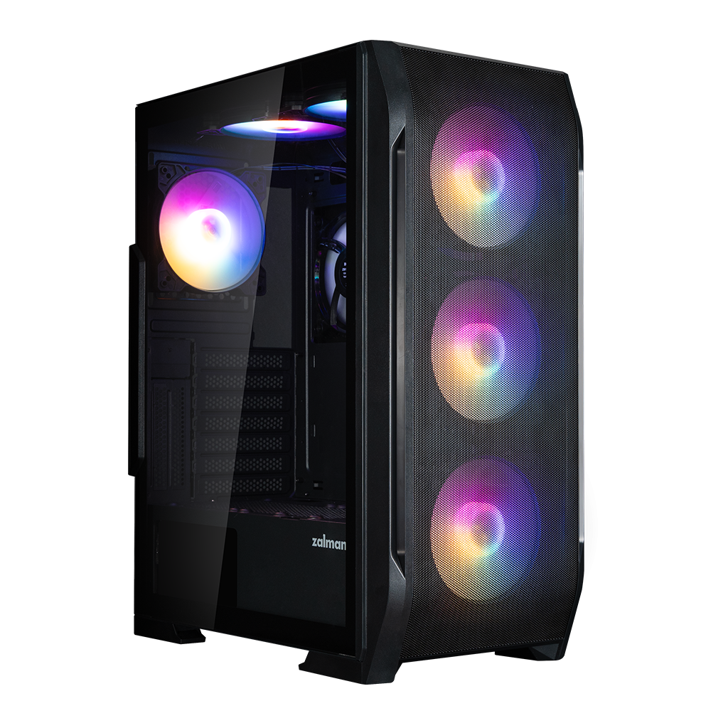 ZALMAN N7 Plus V2, 700W 80+, Mesh Panel, Tempered Glass, 6x120mm RGB Fan, ATX GAMING KASA