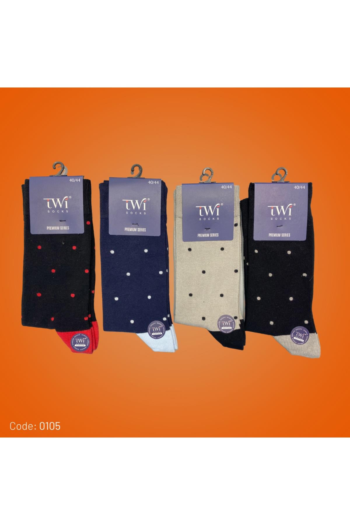 Twisocks Pamuk Soket Noktalı Desen Karışık Çorap 12li